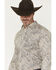 Image #2 - Cody James Men's Neverland Paisley Print Long Sleeve Button-Down Stretch Western Shirt, Cream, hi-res