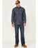 Image #1 - Ariat Men's FR M4 Inherent Boundary Low Rise Bootcut Jeans, Blue, hi-res