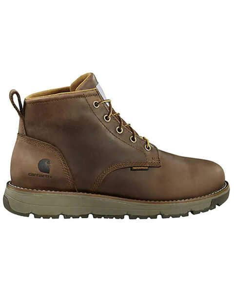 Image #2 - Carhartt Men's Millbrook 5" Waterproof Work Boots - Steel Toe, Brown, hi-res