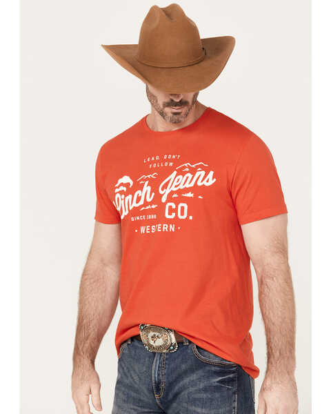 Image #2 - Cinch Men's Lead Don't Follow Short Sleeve Graphic T-Shirt, , hi-res