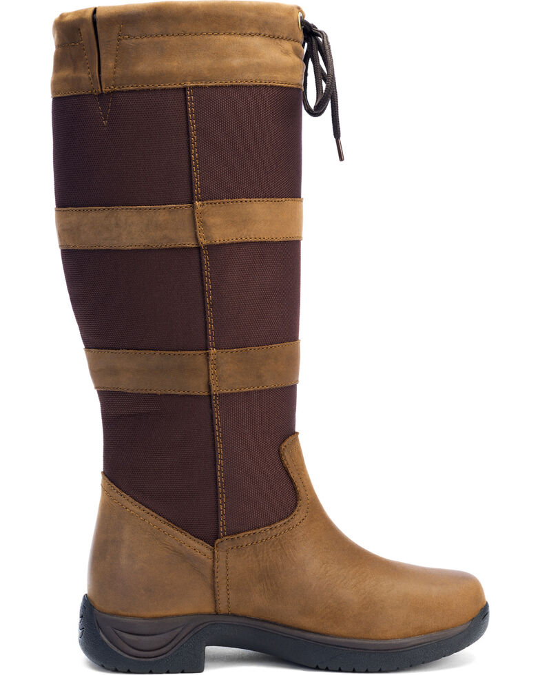 Dublin RIA Women's Chocolate Brown Equestrian Boots, Chocolate, hi-res