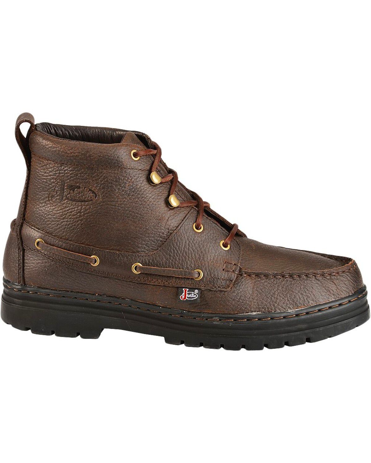 justin chukka work boots