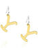 Image #2 - Montana Silversmiths Women's The Y Yellowstone Brand Earrings, Gold, hi-res