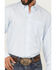 Image #3 - Wrangler X Cody Johnson Men's Non-Solid Solid Long Sleeve Button-Down Western Shirt - Tall, Blue, hi-res