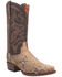 Image #1 - Dan Post Men's Exotic Python Western Boots - Snip Toe, Sand, hi-res