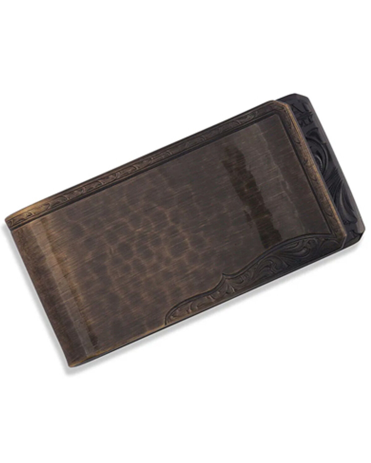Image #2 - Montana Silversmiths Men's John Deere Filigree Money Clip, Silver, hi-res