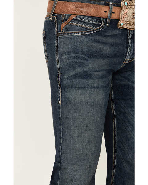 Image #2 - Ariat Men's M8 Grafton Sebastain Dark Wash Modern Stretch Slim Fit Jeans , , hi-res