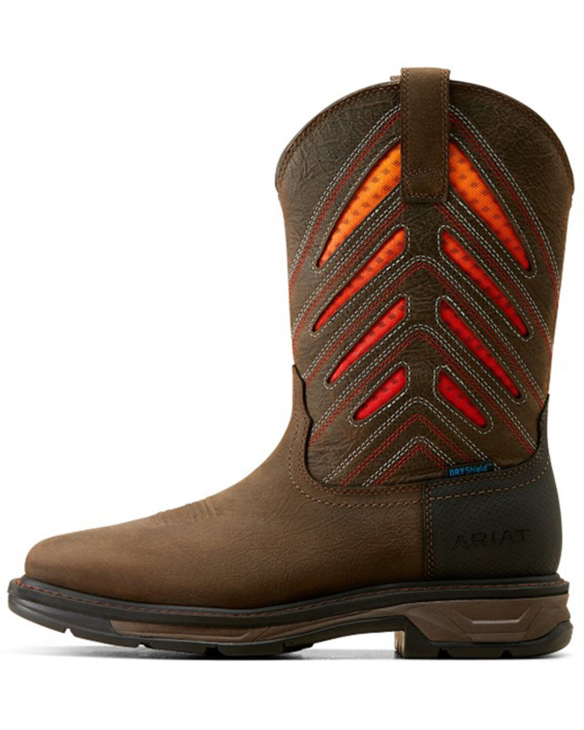 Image #2 - Ariat Men's WorkHog® XT VentTEK Waterproof Work Boots - Soft Toe, Brown, hi-res