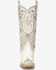 Image #3 - Corral Women's Honey Horseshoe Overlay Western Boots - Snip Toe, Ivory, hi-res