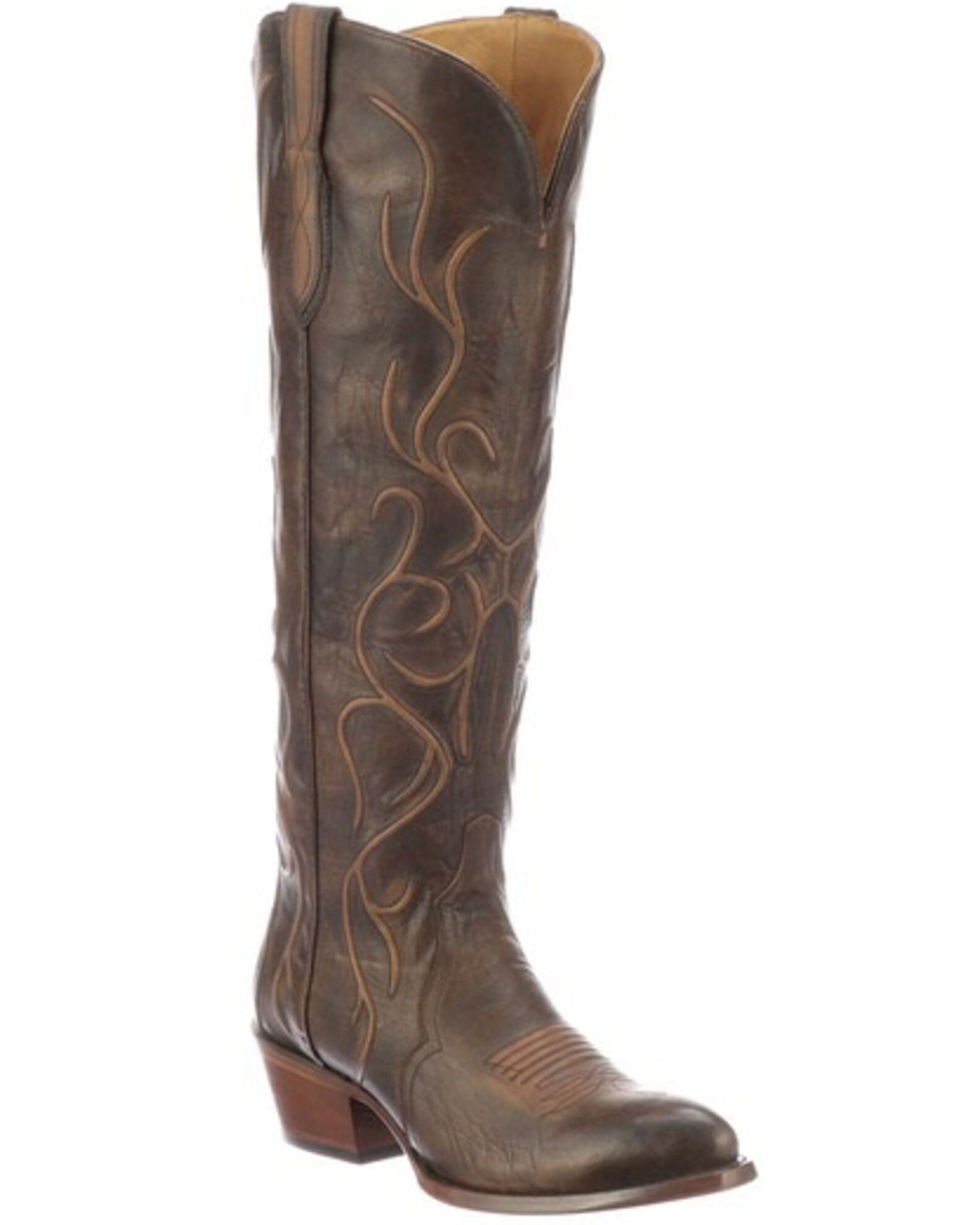 Lucchese Women s Peri Western Boots Round Toe Sheplers