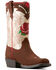 Image #1 - Ariat X Rodeo Quincy Girls' Futurity Western Boots - Square Toe, Brown, hi-res