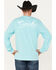 Image #4 - Cinch Men's Lead Don't Follow Logo Graphic Long Sleeve T-Shirt, Light Blue, hi-res