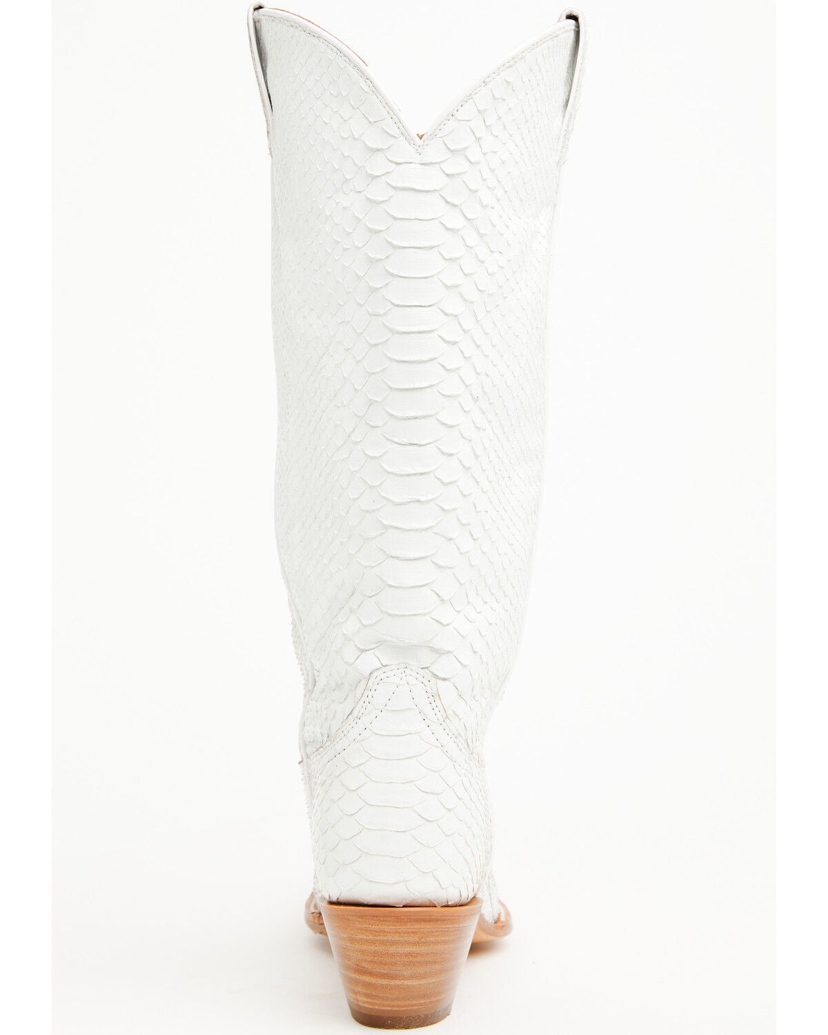 Image #5 - Idyllwind Women's Slay Exotic Python Western Boots - Snip Toe, White, hi-res