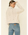 Image #5 - POL Women's Ivory Cable Knit Turtleneck Sweater , , hi-res