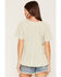 Image #4 - Lovestitch Women's Short Sleeve Peplum Top, Sage, hi-res