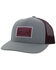 Hooey Men's Logo Baseball Cap, Grey, hi-res