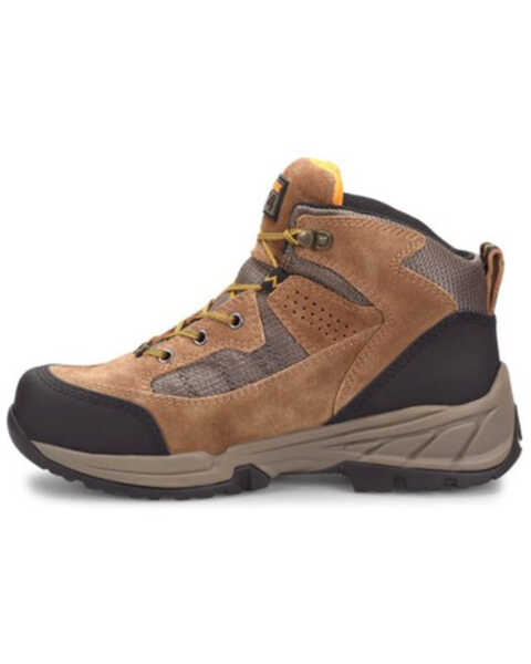 Image #2 - Carolina Men's Aerogrip Hiking Boots - Steel Toe, Brown, hi-res