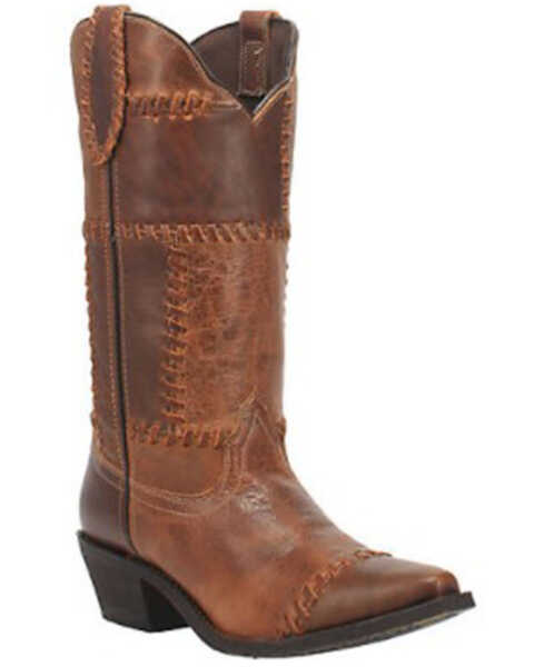 Image #1 - Laredo Women's Whiskey Run Western Boots - Snip Toe, Cognac, hi-res