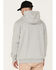 Image #4 - Hawx Men's Full Zip Quilted Water Repellent Hooded Jacket - Big & Tall, Light Grey, hi-res