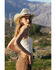 Image #2 - Cleo + Wolf Women's Solid Tie-Front Strapless Shirt, Ivory, hi-res
