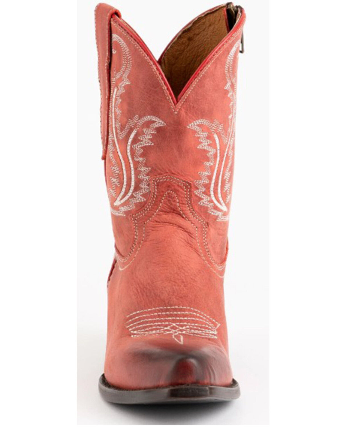 Image #3 - Ferrini Women's Molly Western Boots - Snip Toe, Red, hi-res
