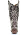 Image #7 - Corral Women's Distressed Black Sequin Cross & Wing Inlay Cowgirl Boots - Snip Toe, , hi-res