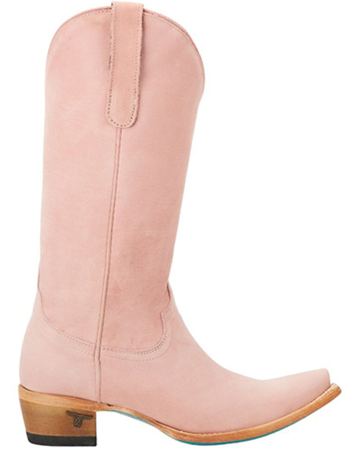 Image #2 - Lane Women's Emma Jane Tall Western Boots - Snip Toe, Blush, hi-res