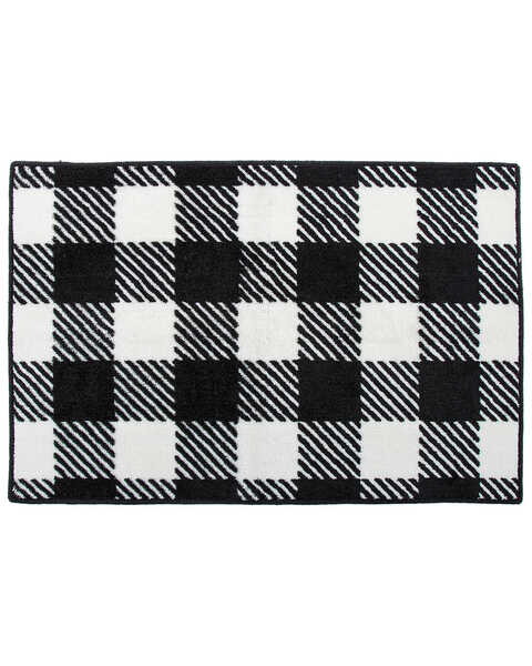 Image #1 - HiEnd Accents Camille Rug, Black/white, hi-res