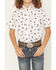 Image #3 - Ariat Boys' Geo Short Sleeve Button-Down Western Shirt, Tan, hi-res