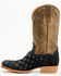 Image #3 - Cody James Men's Vaqueras Exotic Pirarucu Western Boots - Square Toe, Black, hi-res
