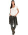 Image #2 - Kobler Leather Women's Hand-Tooled Fringe Belt, Black, hi-res