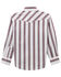 Image #2 - Wrangler 20X Boys' Striped Long Sleeve Snap Stretch Western Shirt, White, hi-res