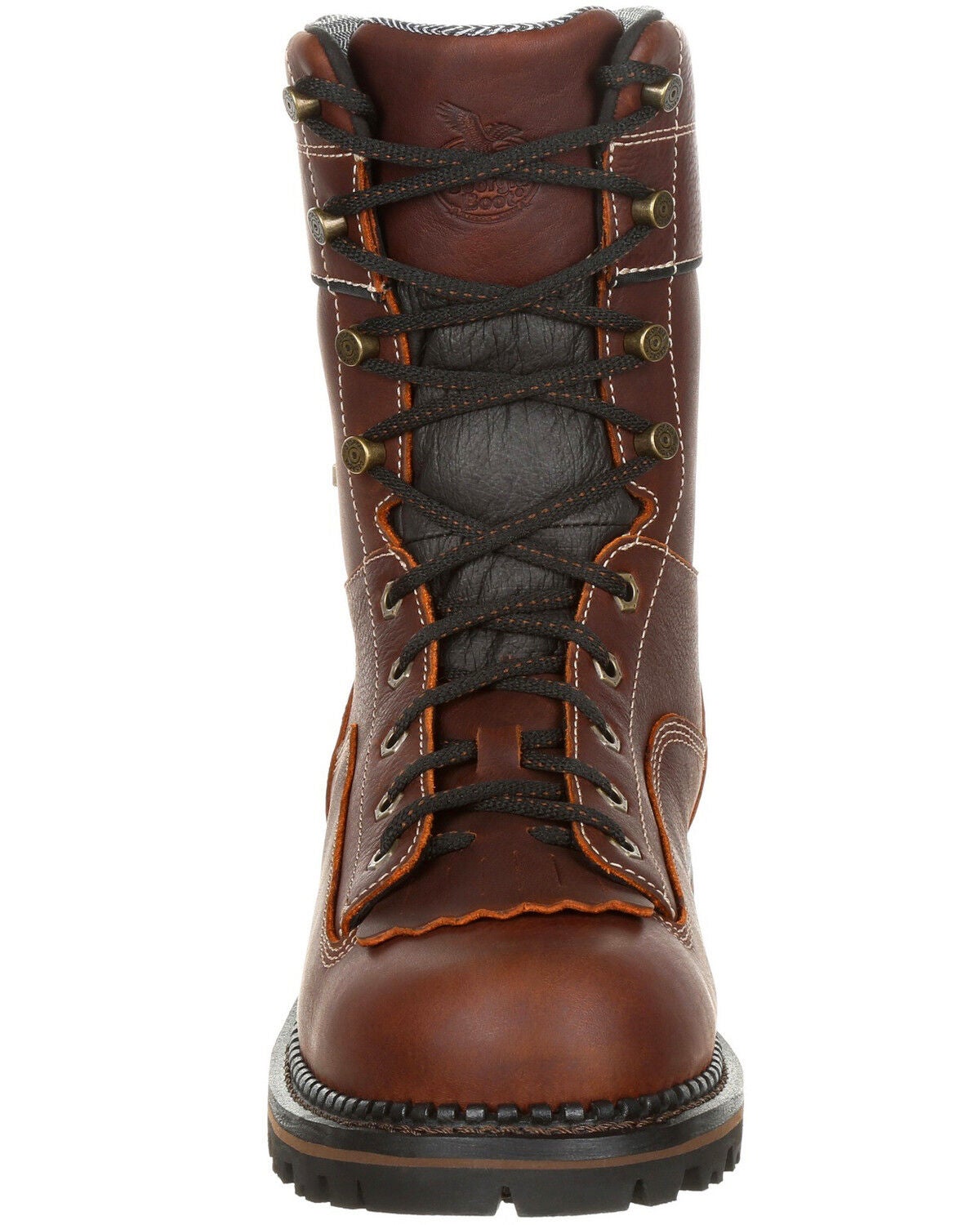 Image #5 - Georgia Boot Men's Amp LT Waterproof Logger Boots - Round Toe, Brown, hi-res