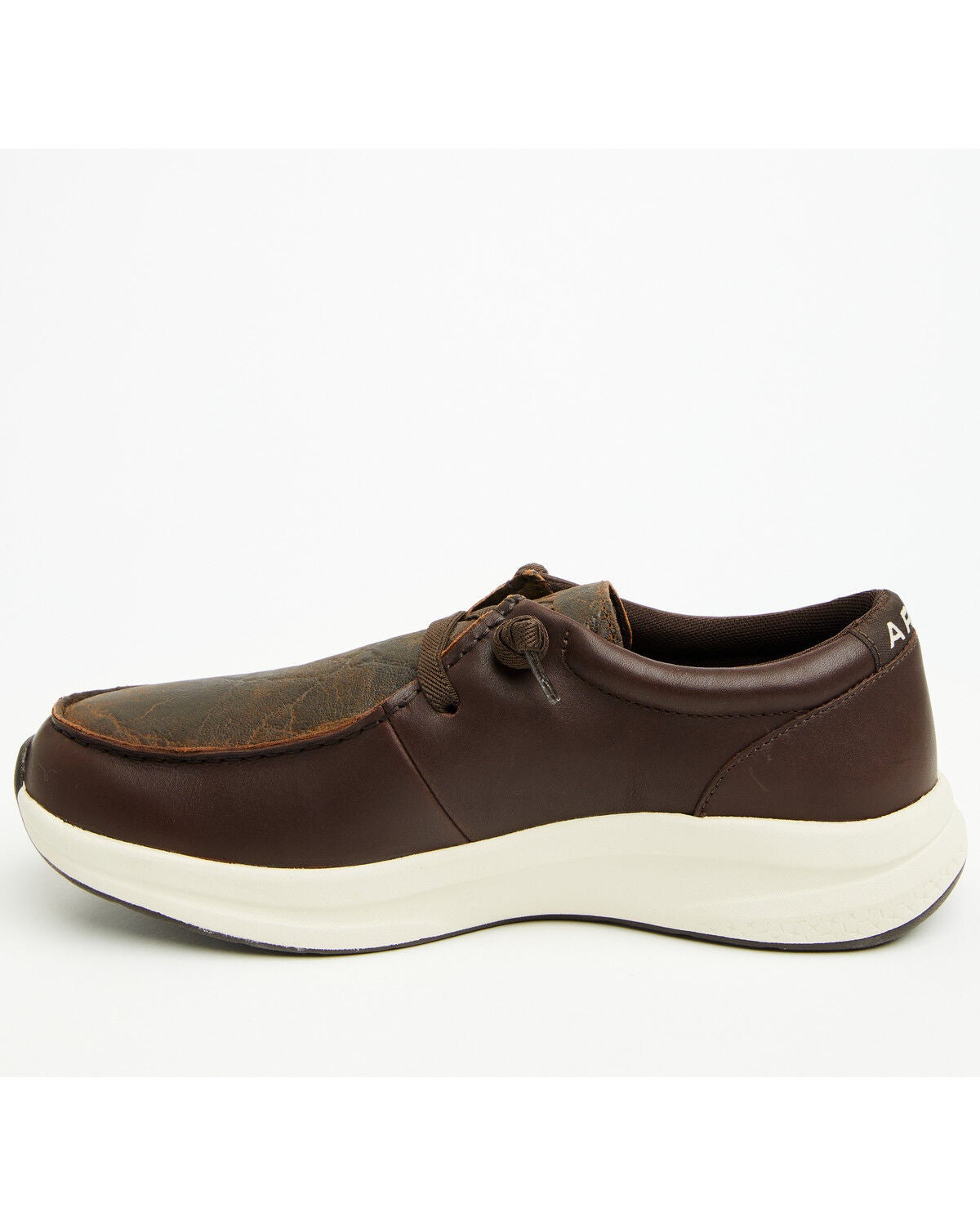 Image #3 - Ariat Men's Buckeye Waterproof Casual Shoes - Moc Toe, Brown, hi-res