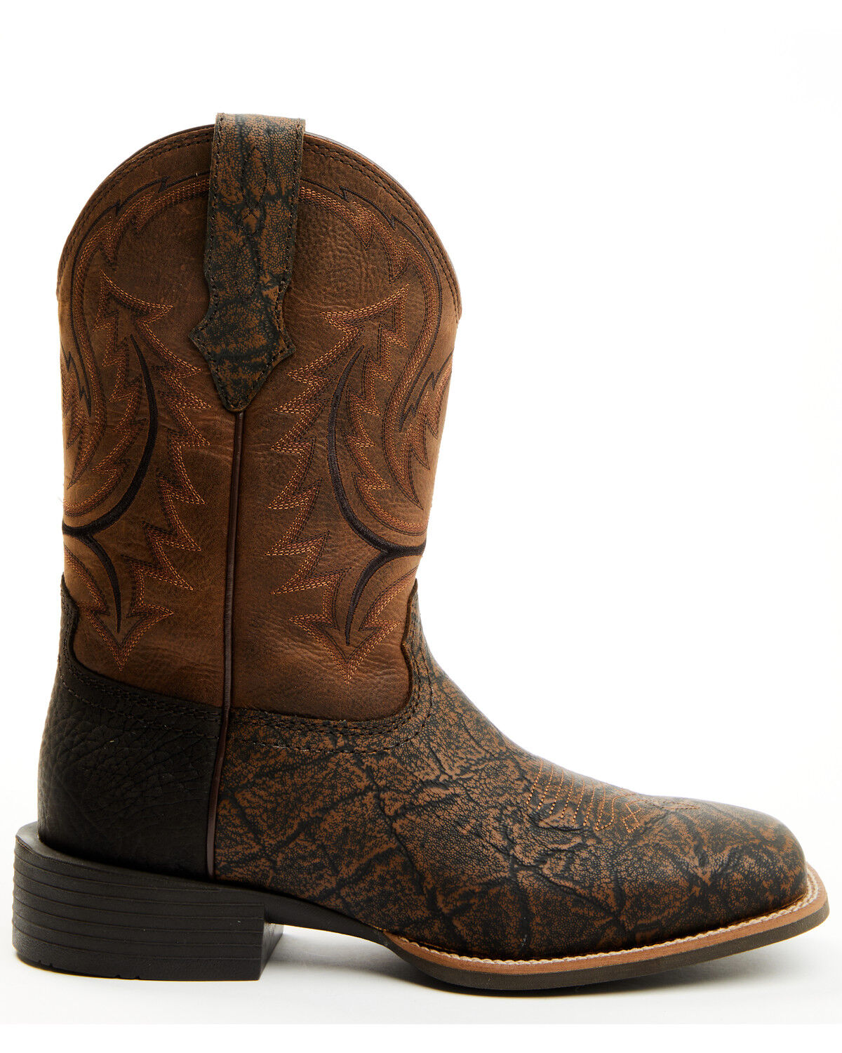 Image #2 - Cody James Men's Force Performance Western Boots - Broad Square Toe, Brown, hi-res