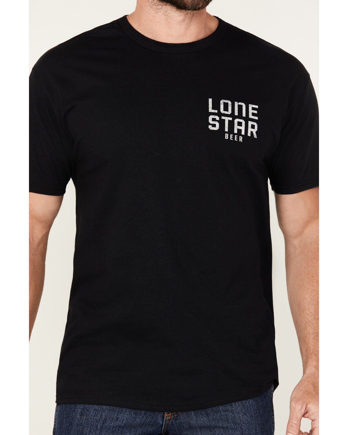 Image #4 - Changes Men's Lone Star Texas Short Sleeve Graphic T-Shirt, Black, hi-res