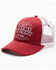 Shyanne Women's Give Me Liberty Or Else Embroidered Mesh-Back Ball Cap , Red, hi-res