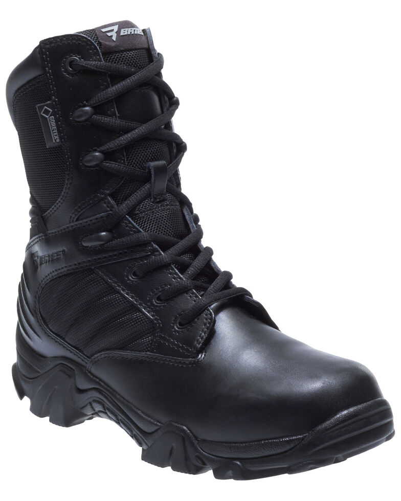 Bates Women's GX-8 Side Zip Work Boots - Soft Toe, Black, hi-res