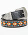 Image #1 - Cody James Men's Basketweave Billet With Southwestern Strap 3PC Buckle Belt, Black, hi-res