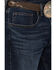 Image #2 - Wrangler 20X Men's Stirrup Dark Wash Slim Bootcut Stretch Denim Jeans - Tall, Dark Wash, hi-res