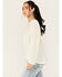 Image #2 - Cleo + Wolf Women's Austin Long Blouson Sleeve Painters Blouse, Cream, hi-res