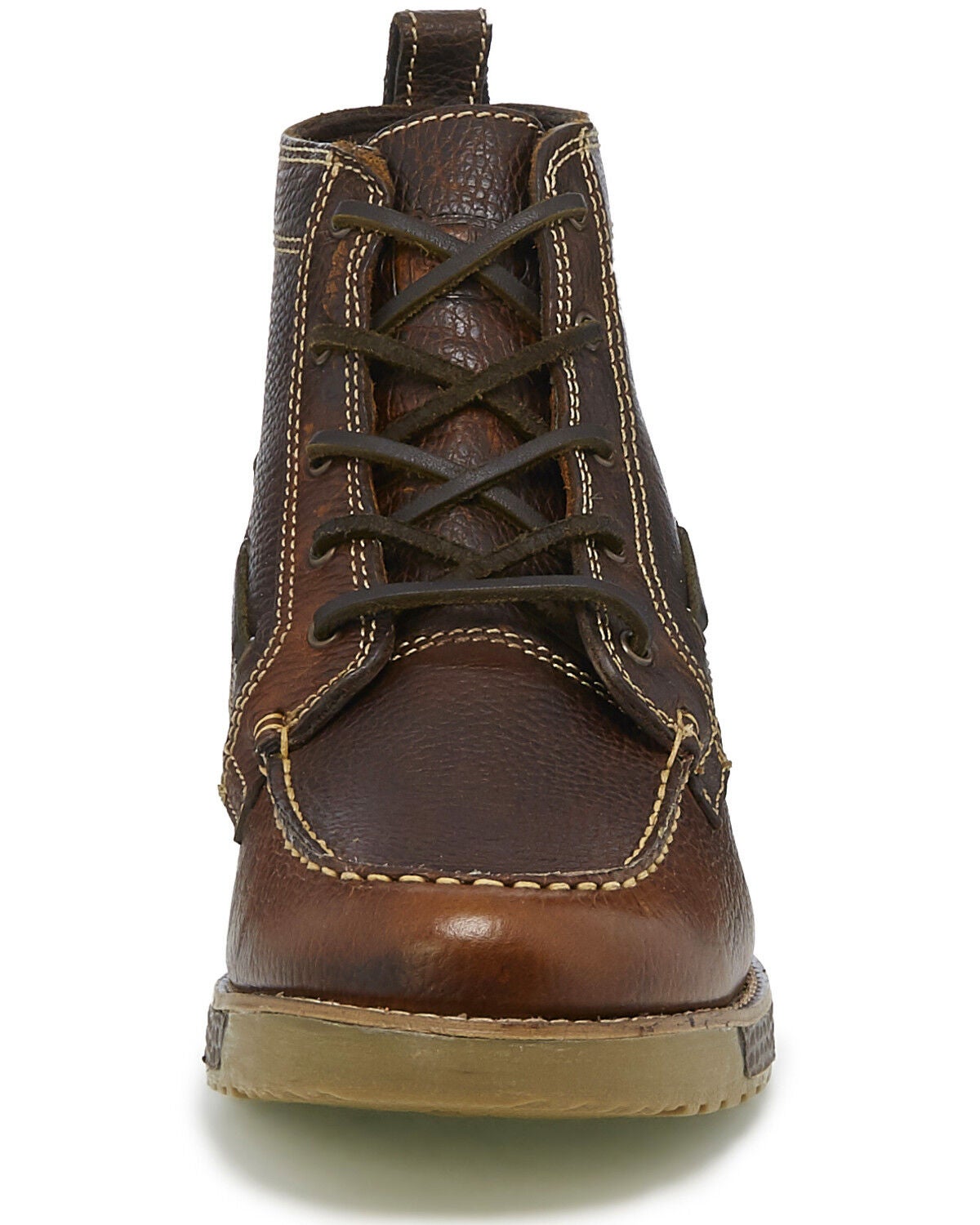 justin steel toe mocs