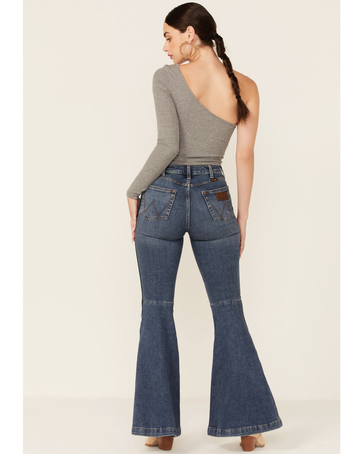 Image #4 - Wrangler Retro Women's High Rise Trumpet Flare Denim Jeans, , hi-res
