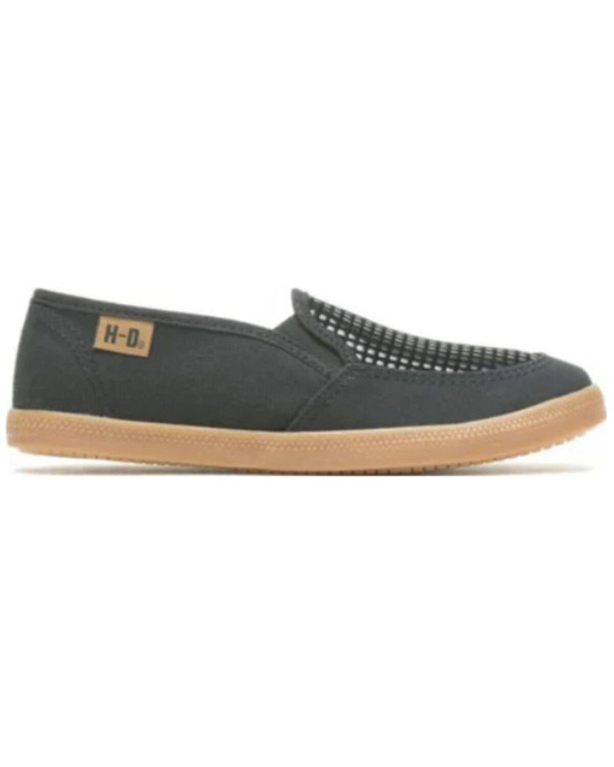 Image #1 - Harley Davidson Boys' Gridley Slip-On Sneakers, Black, hi-res