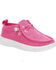 Image #1 - Lamo Footwear Girls' Mickey Slip-On Casual Shoes - Moc Toe, Pink, hi-res