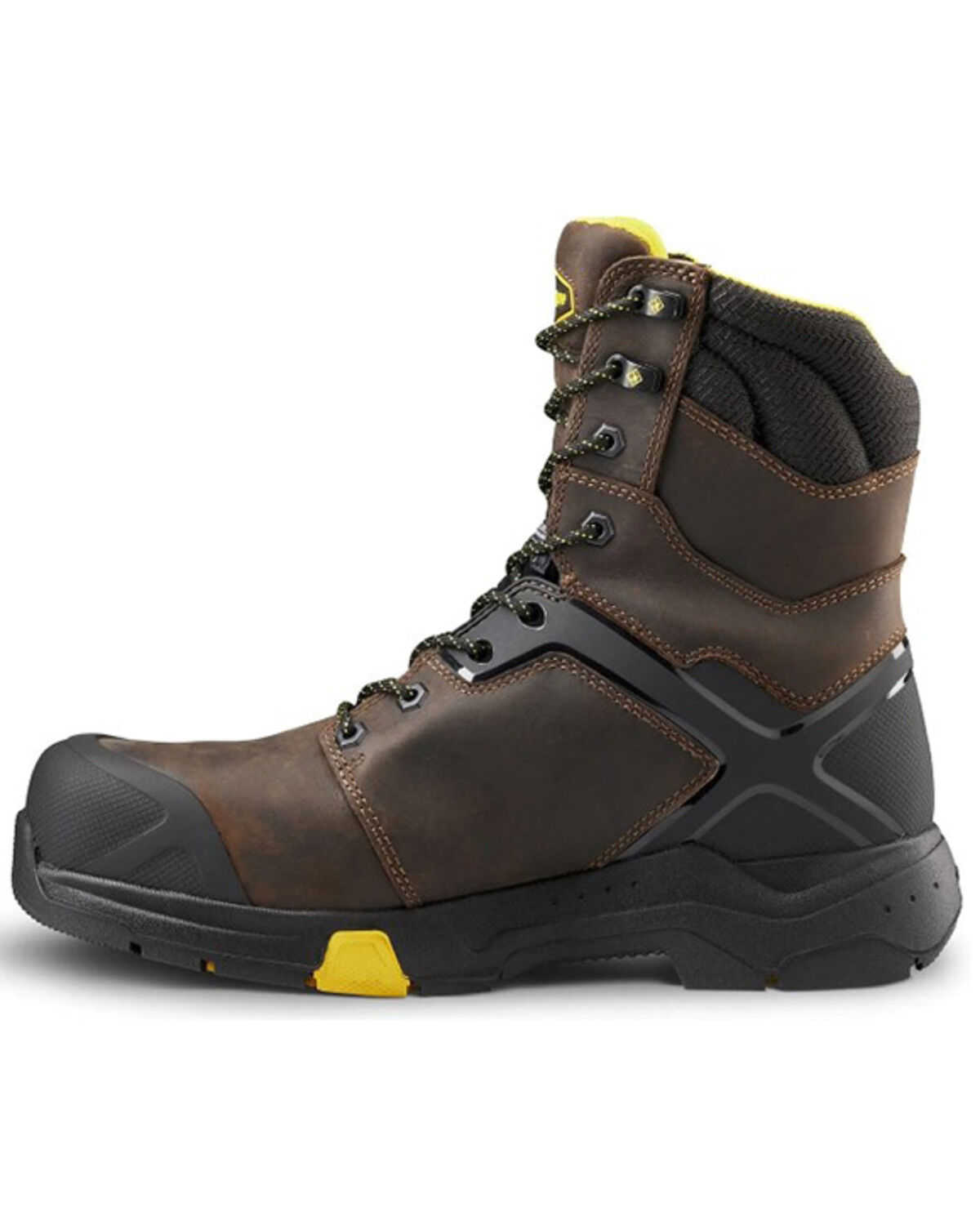 Image #3 - Kodiak Men's 8" Carbine Waterproof Work Boots - Composite Toe, Brown, hi-res