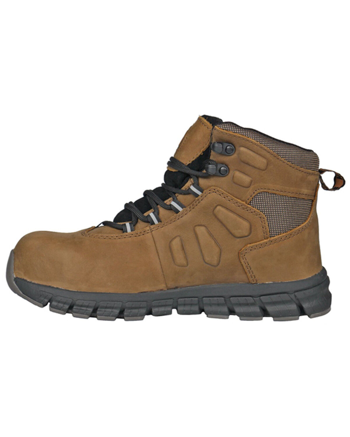 Image #3 - Hoss Men's Tikaboo Ultra Light Lace-Up Work Boots - Composite Toe, Brown, hi-res