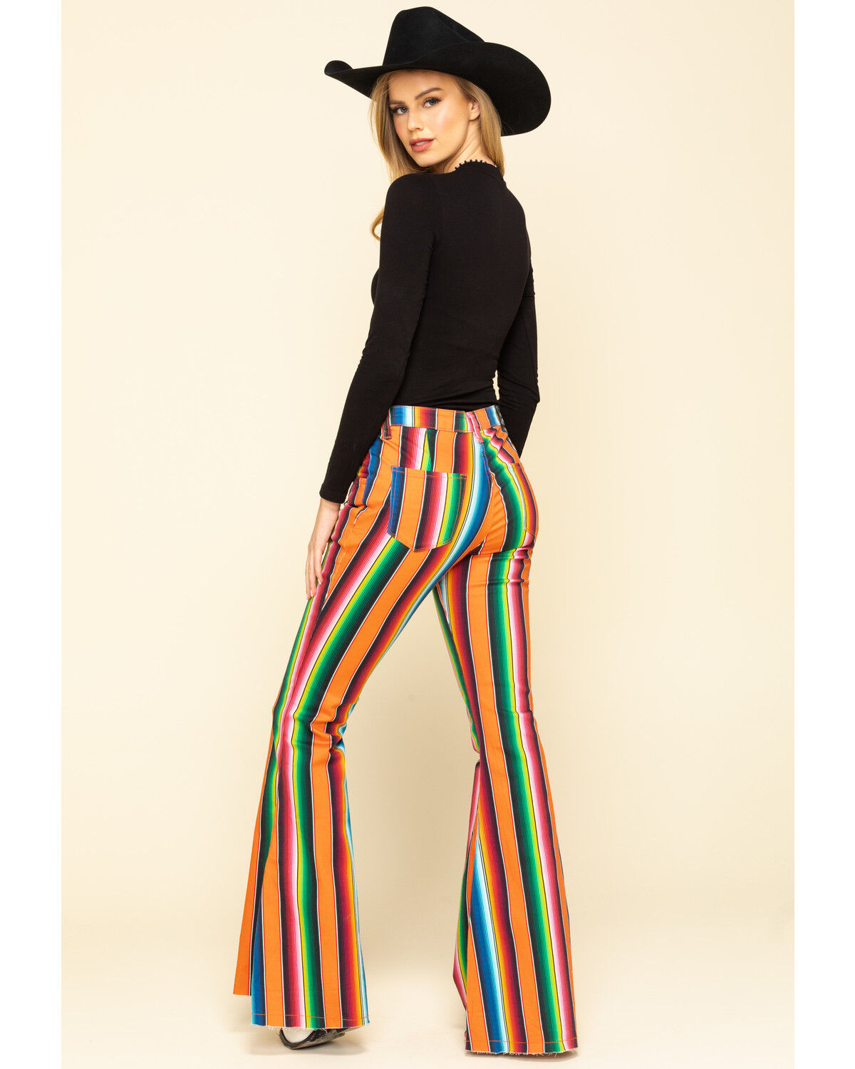 serape flare jeans
