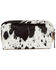 Image #2 - STS Ranchwear Women's Cowhide Bebe Cosmetic Bag, Brown, hi-res