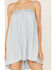 Image #3 - Show Me Your Mumu Women's Chambray Angel Mini Dress, Blue, hi-res